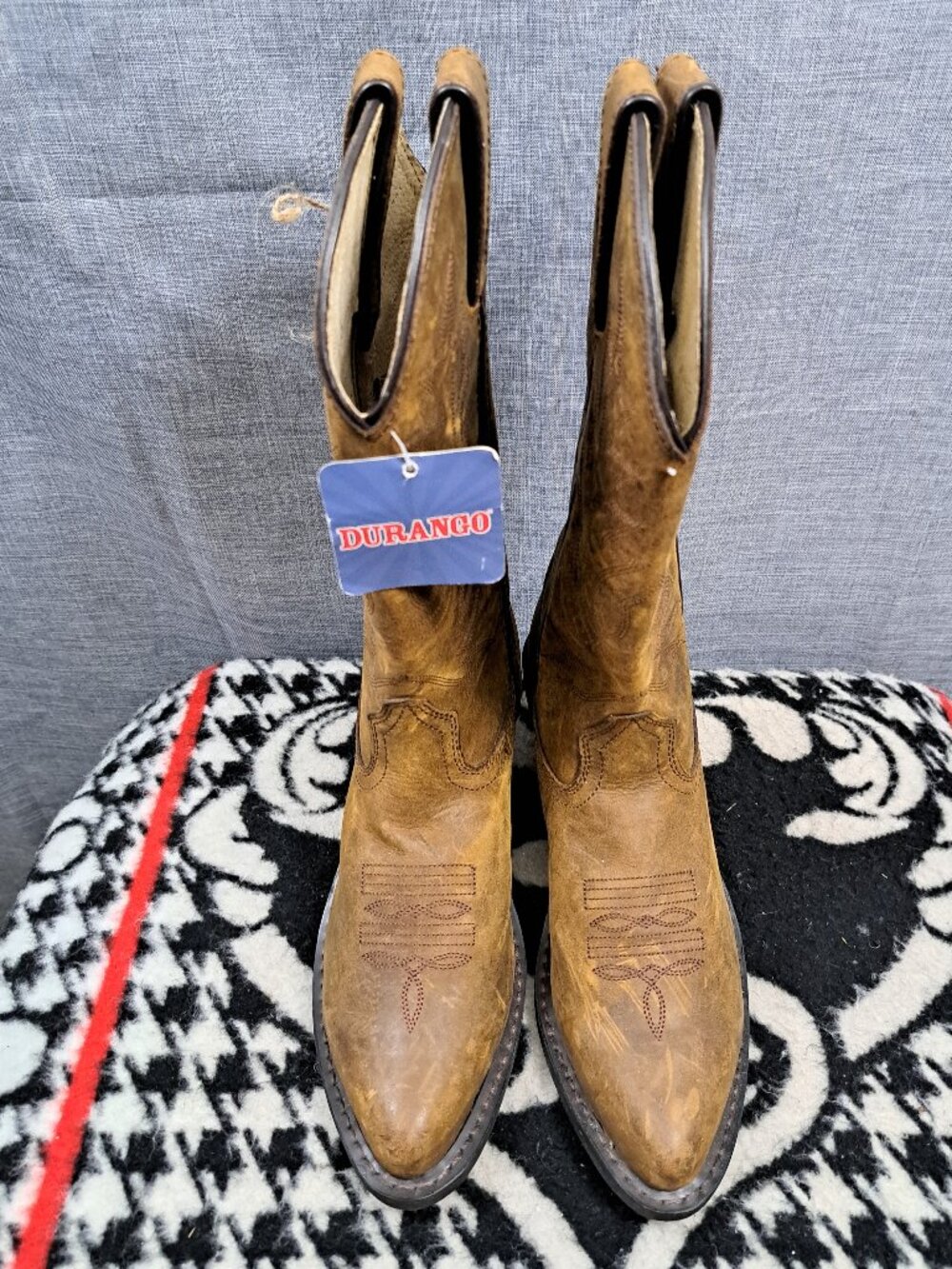 Durango Women Boots Size 6M Eoro 37M Brown Cowboy NWT - Picture 2 of 9